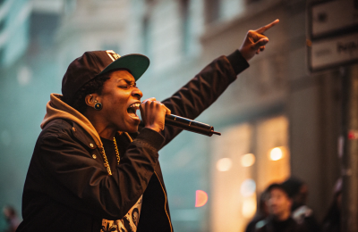 a-dynamic-shot-of-someone-freestyle-rapping-or-bea a-dynamic-shot-of-someone-freestyle-rapping-or-bea